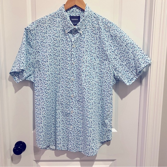 Bonobos Standard Fit Blue Men's Shirt Size XL